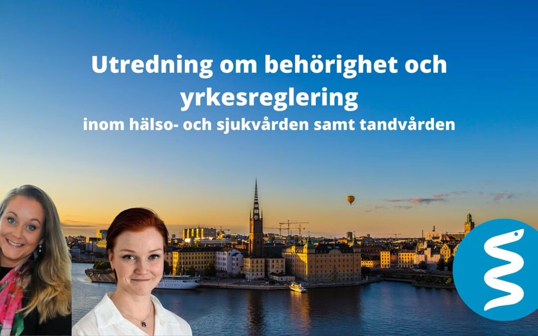 Utredning om behörighet och yrkesreglering inom hälso- och sjukvården och tandvården inleder dialog med Svenska Osteopatförbundet