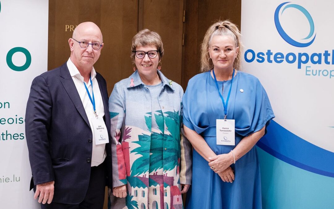 Hälsominister välkomnar osteopati som reglerad yrkesprofession under Osteopathy Europes kongress i Luxemburg.